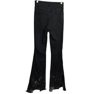 5099) Flying Monkey Women Hi Rise Flare Stretch Black Jeans 24